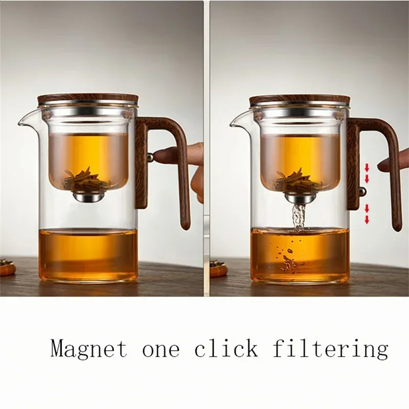 BowLift | One-Click Magnetic Switch Tea Separation Teapot