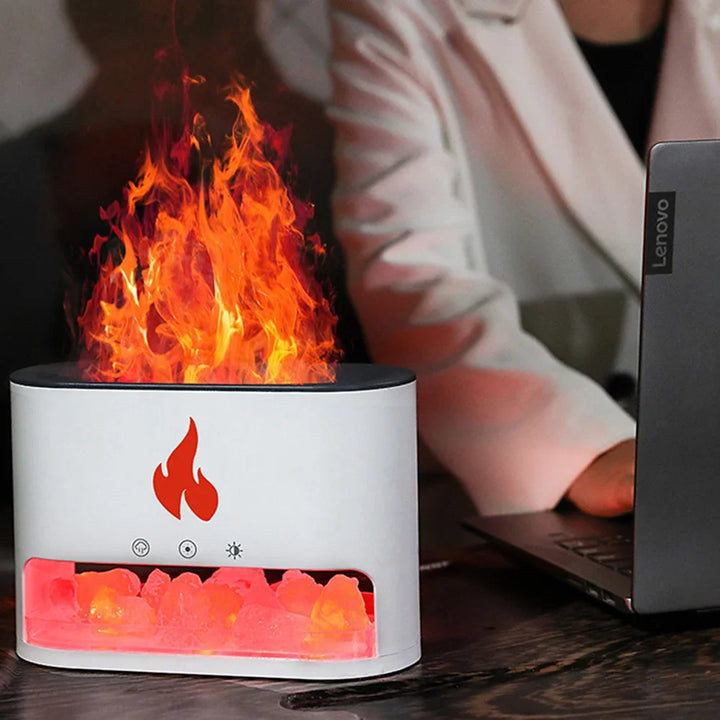Crystal salt stone fire vaporizer