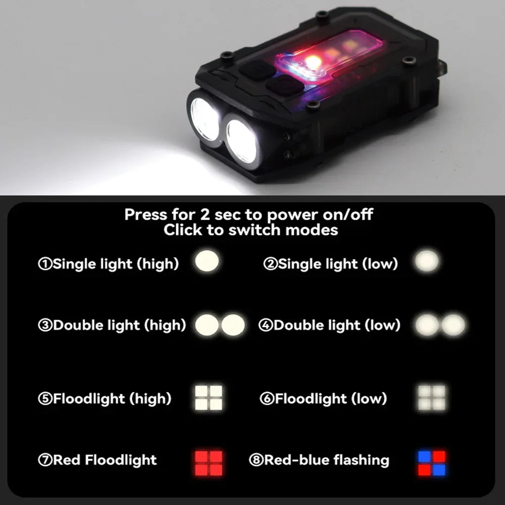 BowLift | Tactical USB Rechargeable Flashlight - LumiTac Mini