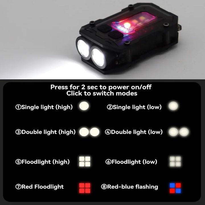 BowLift | Tactical USB Rechargeable Flashlight - LumiTac Mini