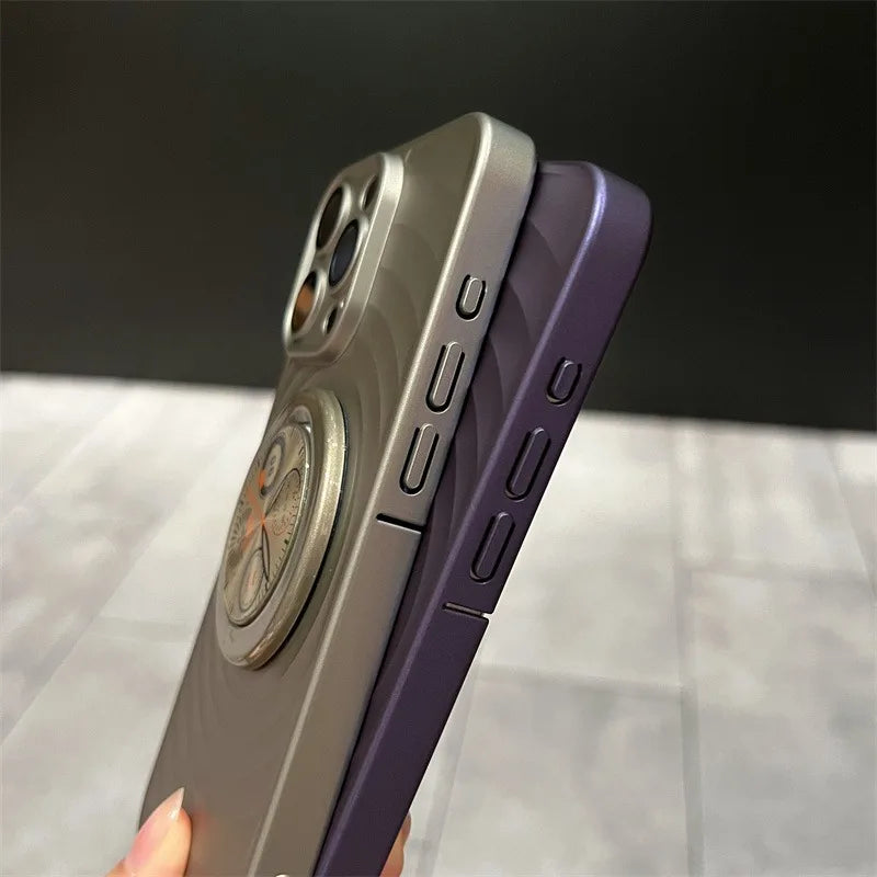 BowLift | Clock Water Ripple Magsafe Bracket Phone Case