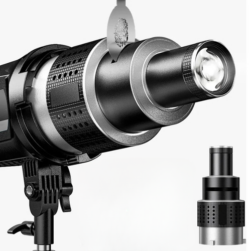 BowLift | Optical Spotlight Conical Lens Kit with 35 Gobos & Bowens Mount – Lumina