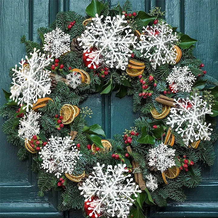 BowLift | GlimmerGarlands | Glitter Snowflake Decorations