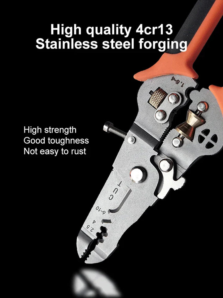 BowLift | Heavy-Duty 10in1 Wire Cutter Stripping Pliers