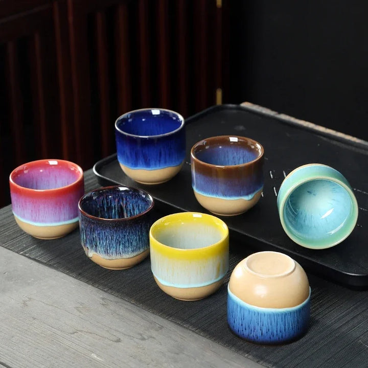 BowLift | Handmade Ceramic Mug – Blue-Glazed Tea Bowl