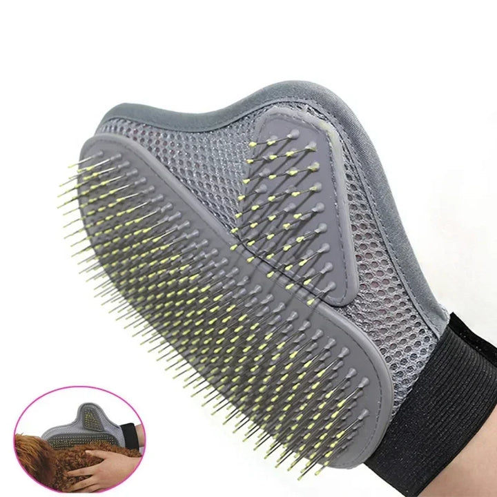 BowLift | PeluvaCare Coat Care Glove for Dogs & Cats | Soft Massage & Hair Removal | Made of Soft TPR | For All Coat Types