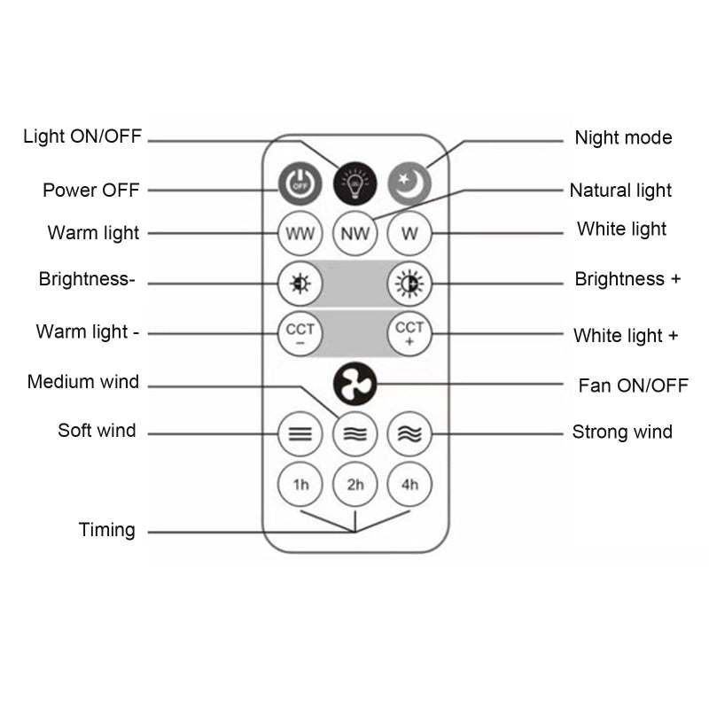 BowLift | Remote Control Ceiling Fan Lamp