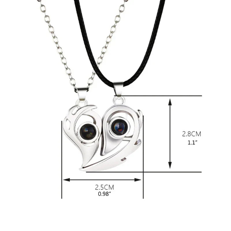 BowLift | Couple Love Pair Magnetic Necklace
