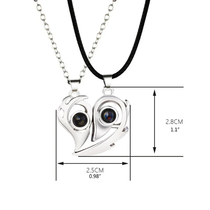 BowLift | Couple Love Pair Magnetic Necklace
