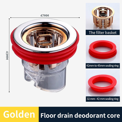 BowLift | Safe Bathroom Universal Anti Odor Drain Filter Plug