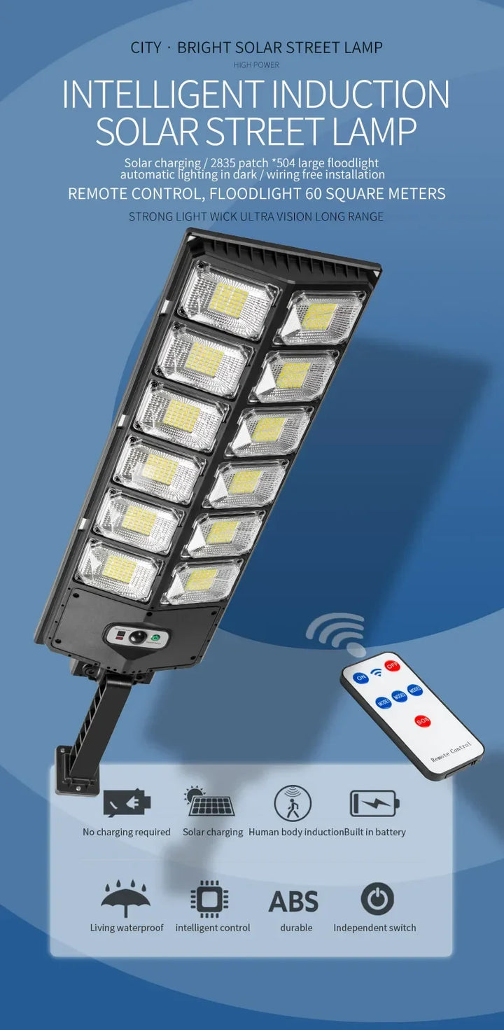 BowLift | Solar Waterproof LED  Street Light