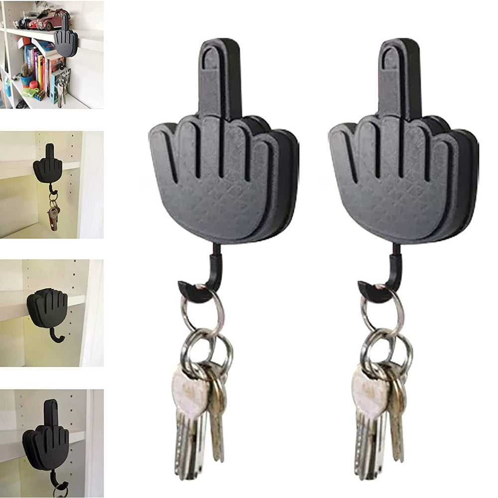 BowLift | Middle Finger Wall Key Hook