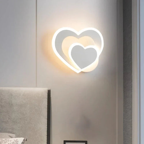 HeartGlow Wall Lamp - Modern LED Lighting Bowlift