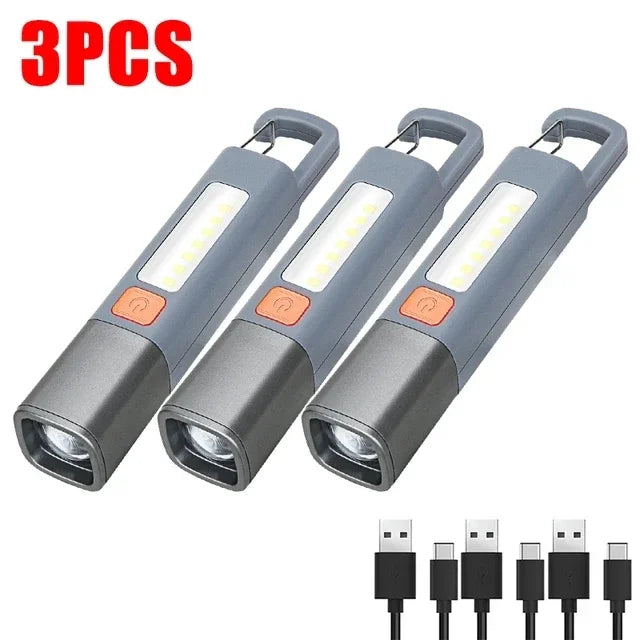 Ultra-Bright Long Shot USB Rechargeable Flashlight | Bowlift