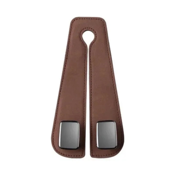 BowLift | Double Hook Car Back Seat Organizer Leather Hooks