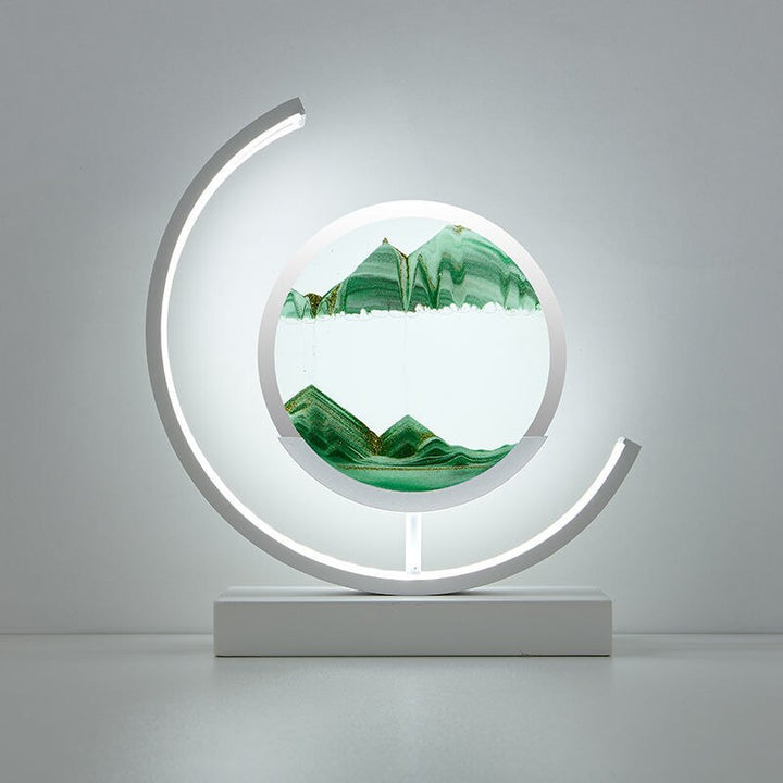 BowLift | LED Table Lamp with Moving Sand Landscape – SandLight