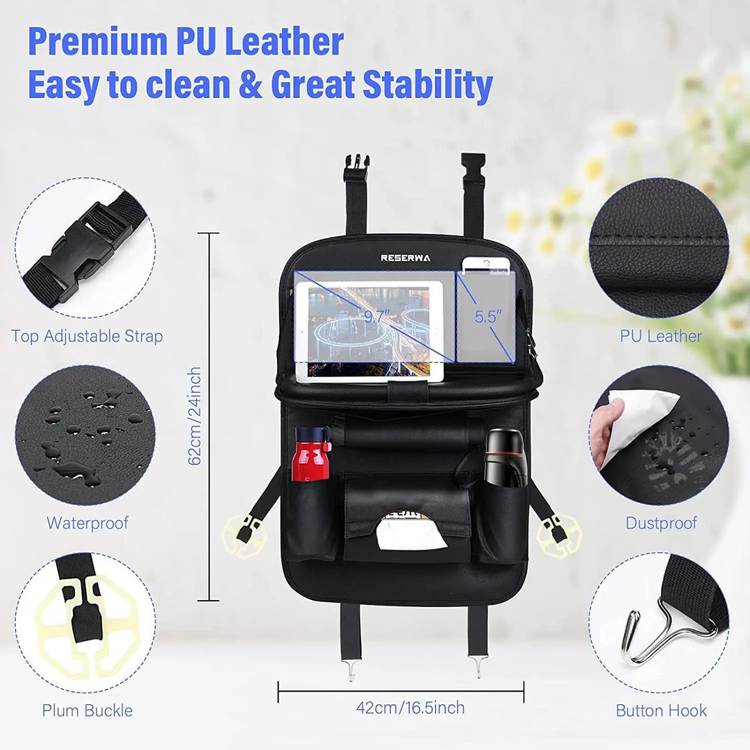 BowLift | Multifunctional Car Seat Back Organizer