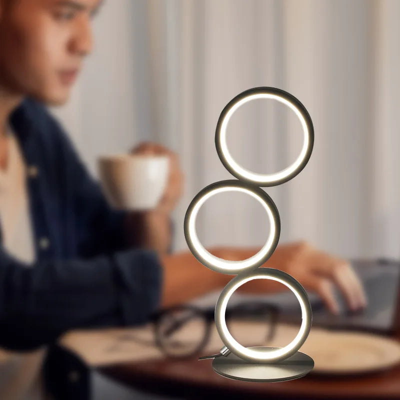 TricolorGlow – Adjustable Reading Lamp with Modern Design Bowlift