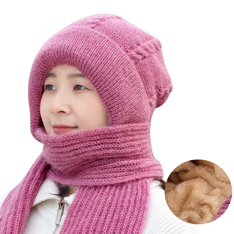 BowLift | Winter Protection Plush Hat Scarf