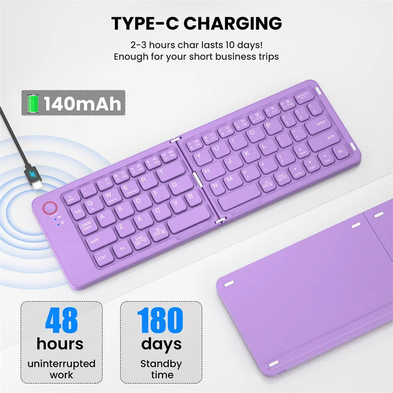 BowLift | Foldable Bluetooth Keyboard