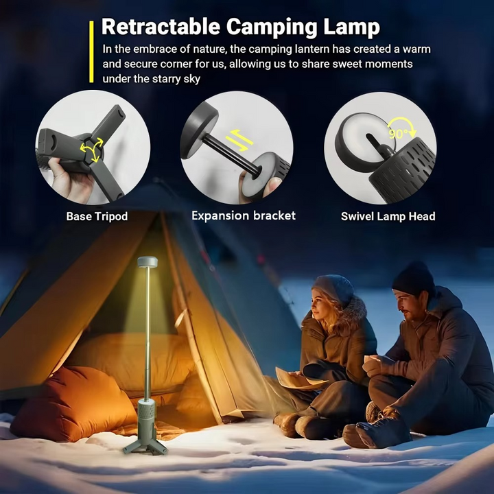 BowLift | Multi-Function LED Camping Lantern & Tripod Stand