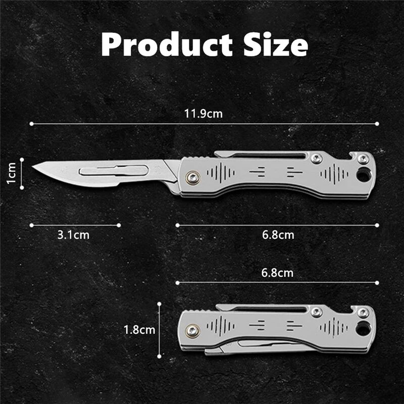 BowLift | Stainless Steel Camping Master Folding Multifunctional Knife