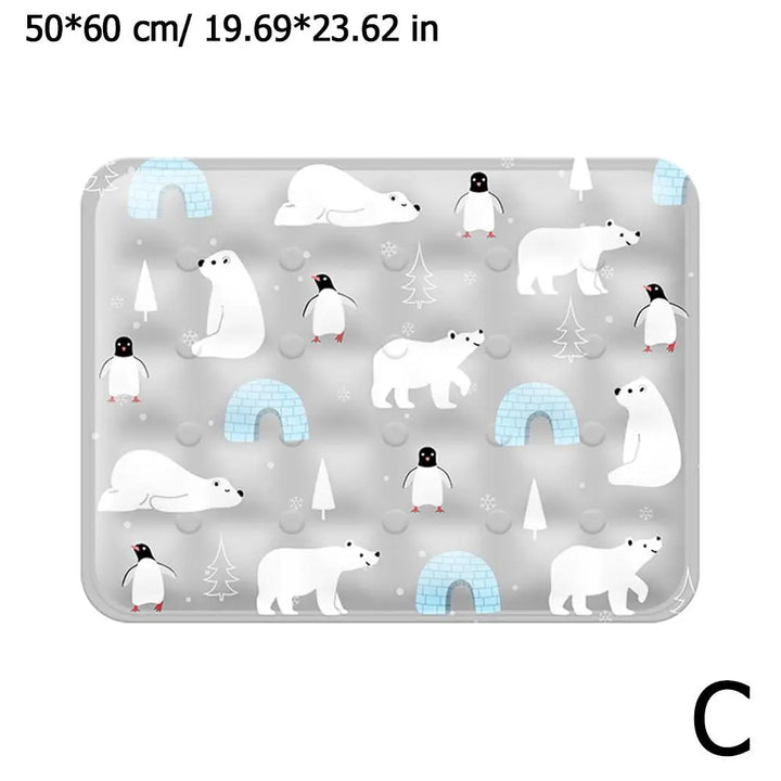 BowLift | FrostPaws Cooling Mat for Dogs & Cats | Reusable & Filled with Gel | For Summer & Travel | PVC