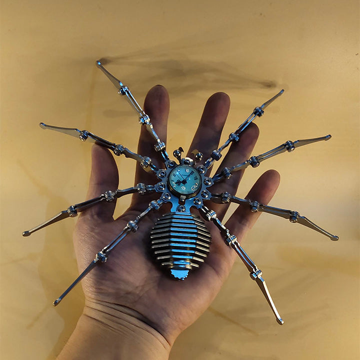 BowLift | Robot spider Stainless Steel Mechanical Clock