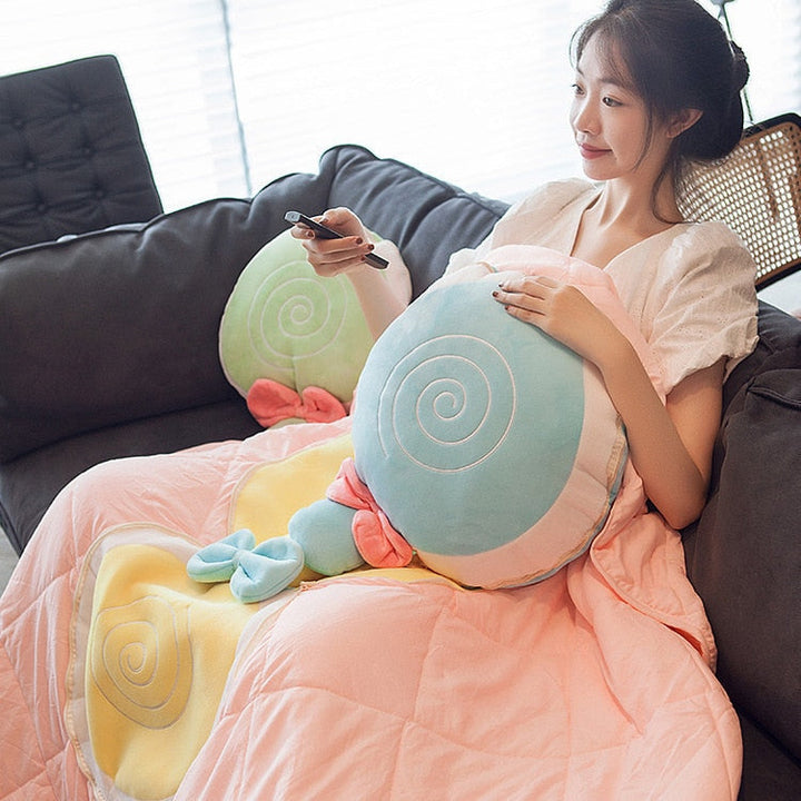 BowLift | Nap Buddy Fruit Foldable Blanket Pillows