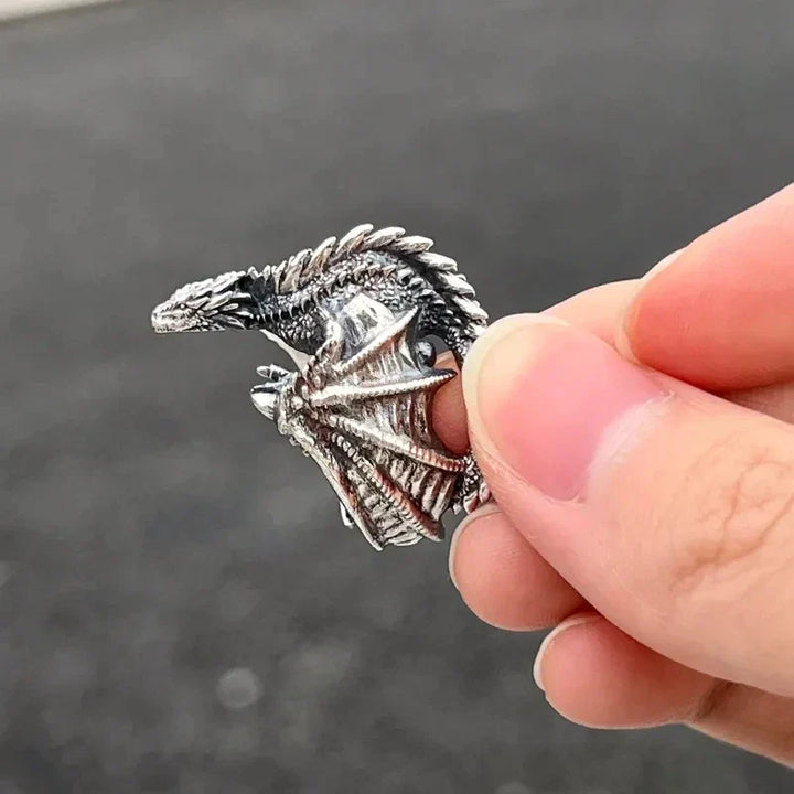 BowLift | Majestic Dragon Wing Open Ring