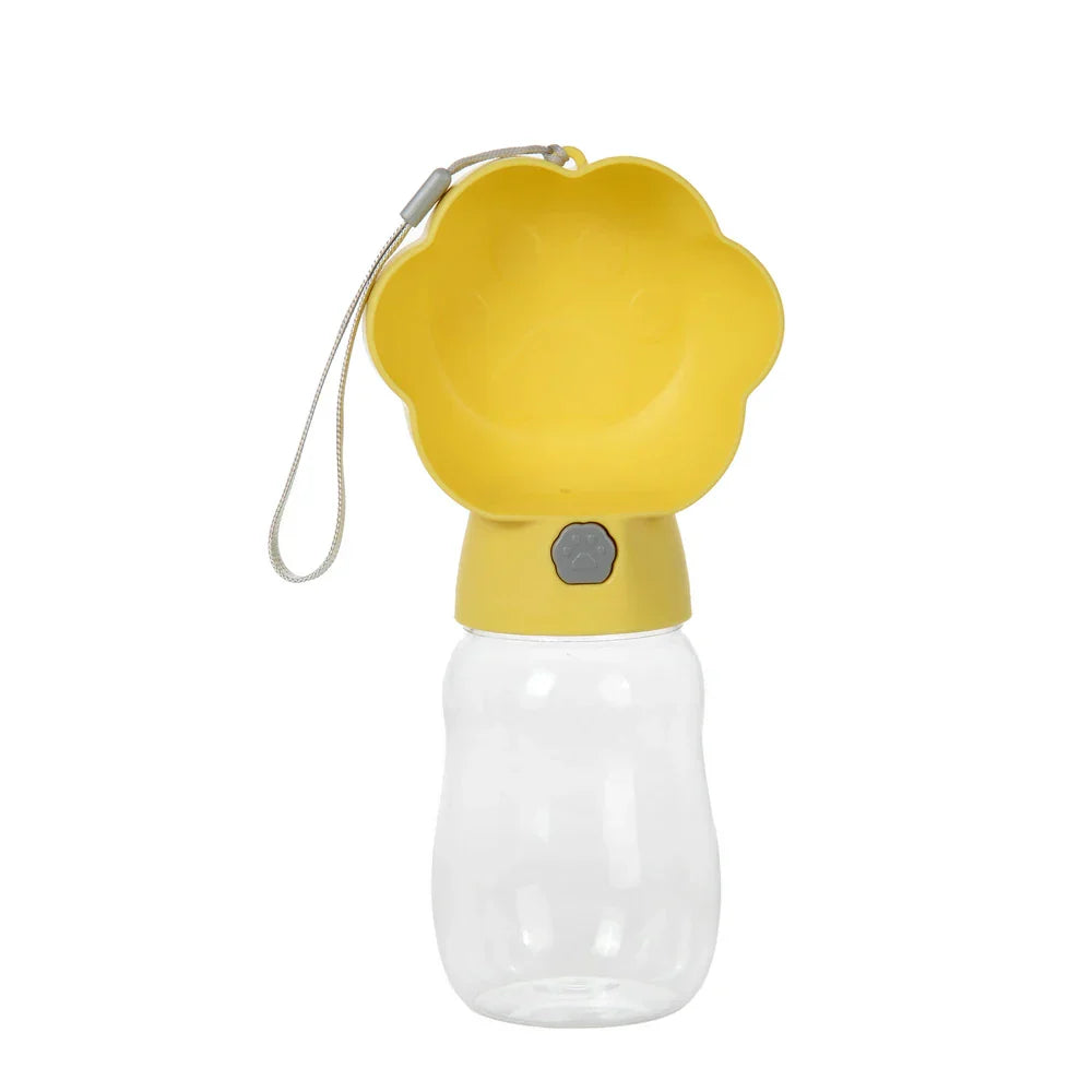 BowLift | Droppa DuoBottle Drink Bottle | 2-in-1 Water & Food Dispenser for Dogs & Cats | Leaksproof & Portable | 380 ml / 530 ml