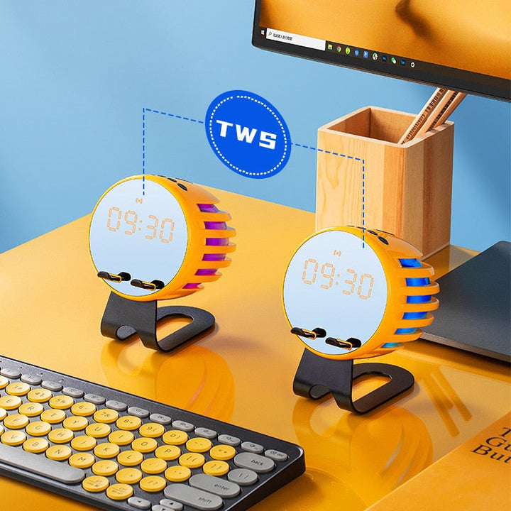 BowLift | Elegance Symphony Wooden Bluetooth Speaker Clock
