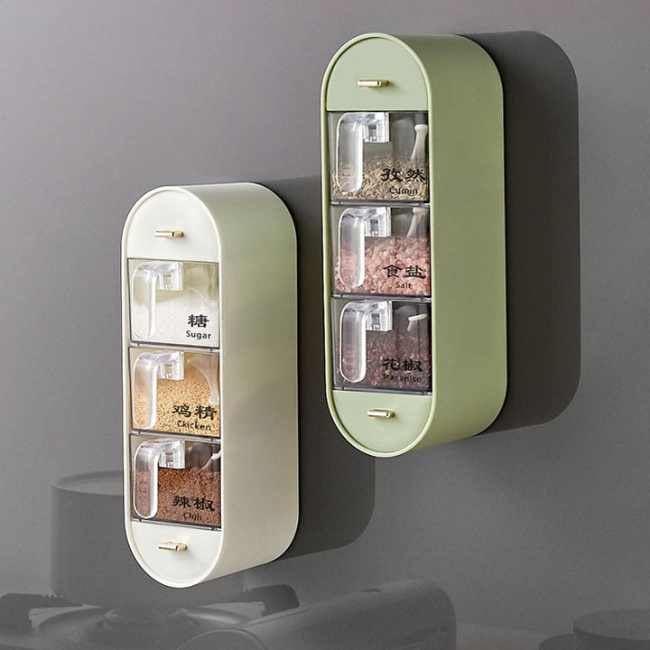 BowLift | Kitchen Organizer Wall-Mounted Seasoning Station