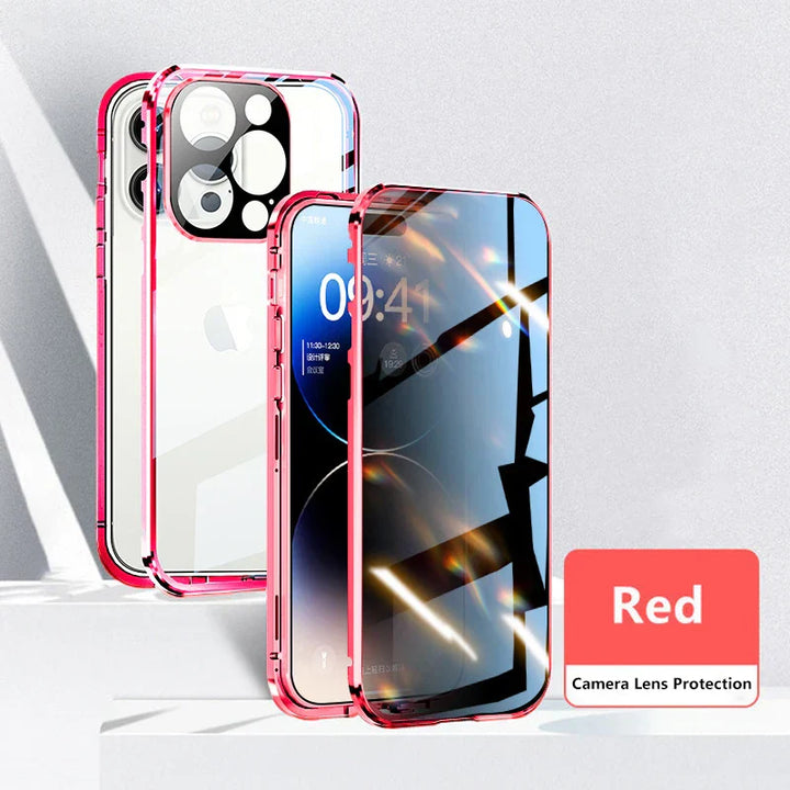 BowLift | Invisible Shield Full Cover Anti-Peep Privacy  Magnetic Phone Case