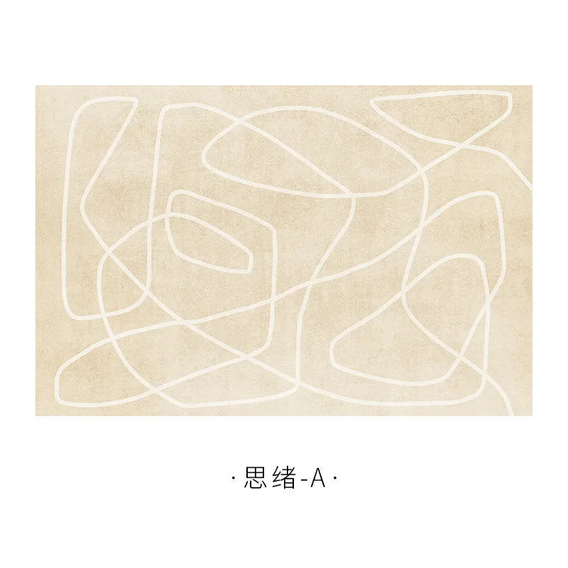 BowLift | Japanese Minimalistic Soft Rug Non-Slip High Pile Carpet Living and Bedroom