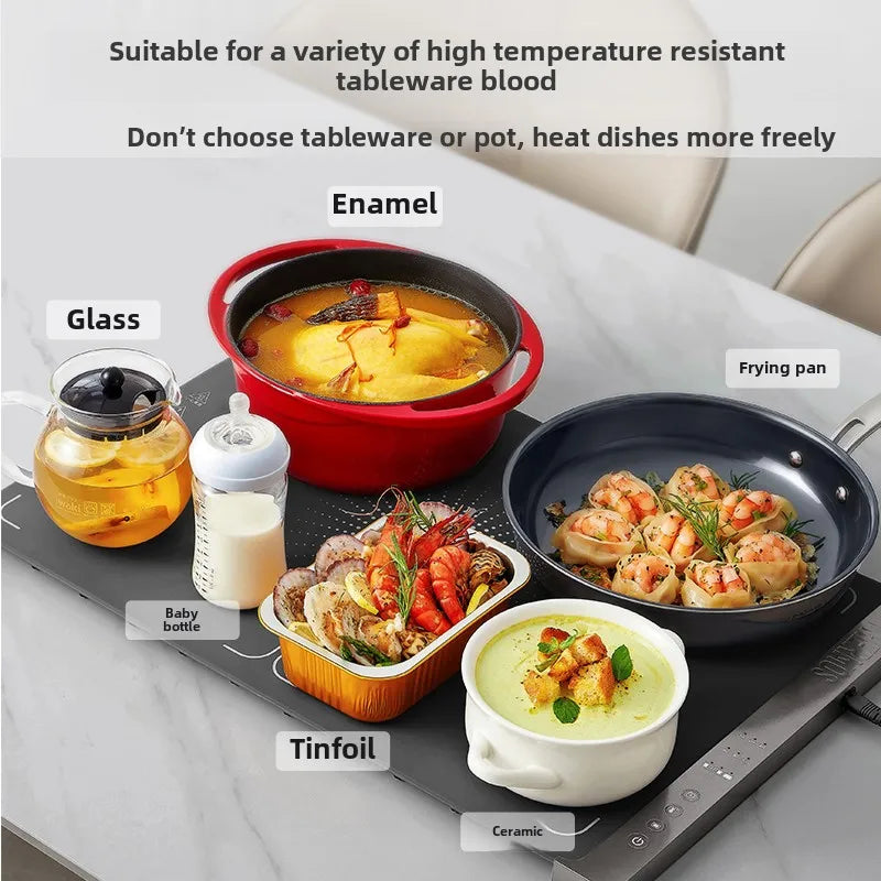 BowLift | Foldable Electric Beverage Warmer 220V Flexible Heating Plate – HeatMate