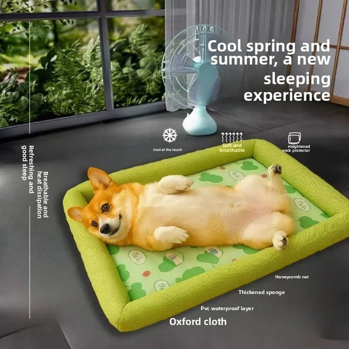 BowLift | Kühlmatte Pawlino ChillPad | Summer Mat for Dogs & Cats | Breathable & Fluffy | For Small to Large Pets