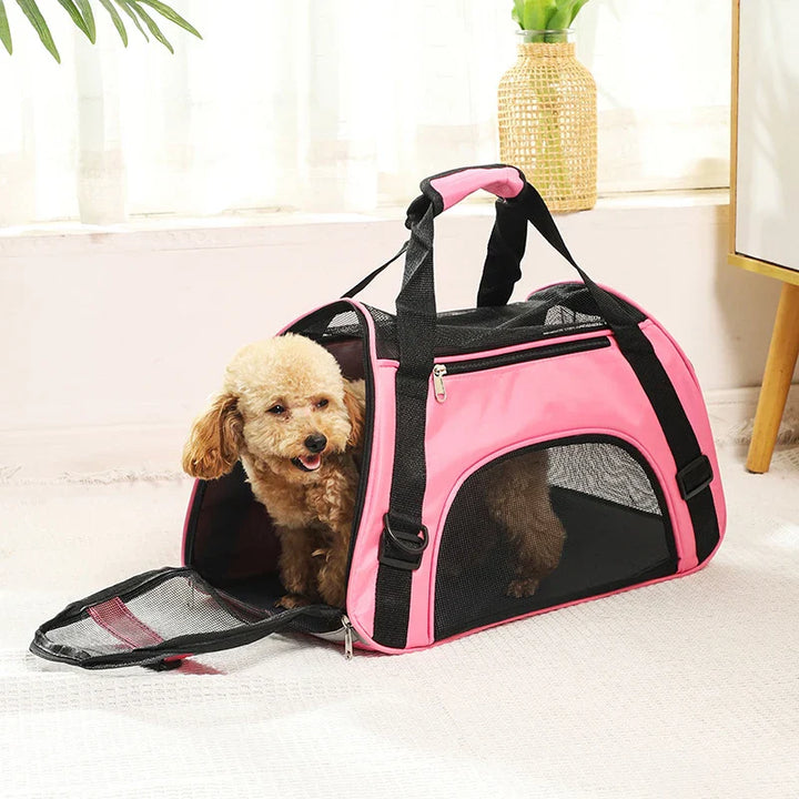Foldable Pet Carrier for Travel Bowlift