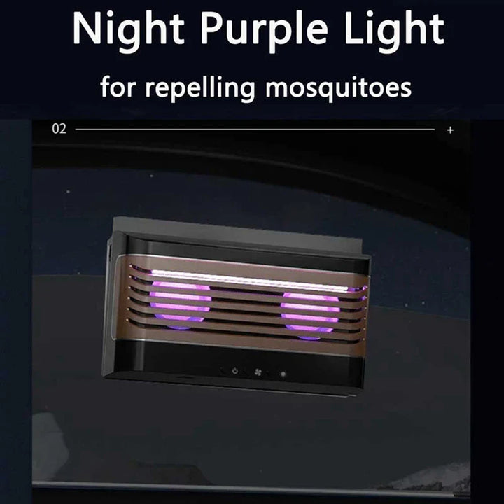 BowLift | Air Purifier Cleaning System Solar Powered Car Fan
