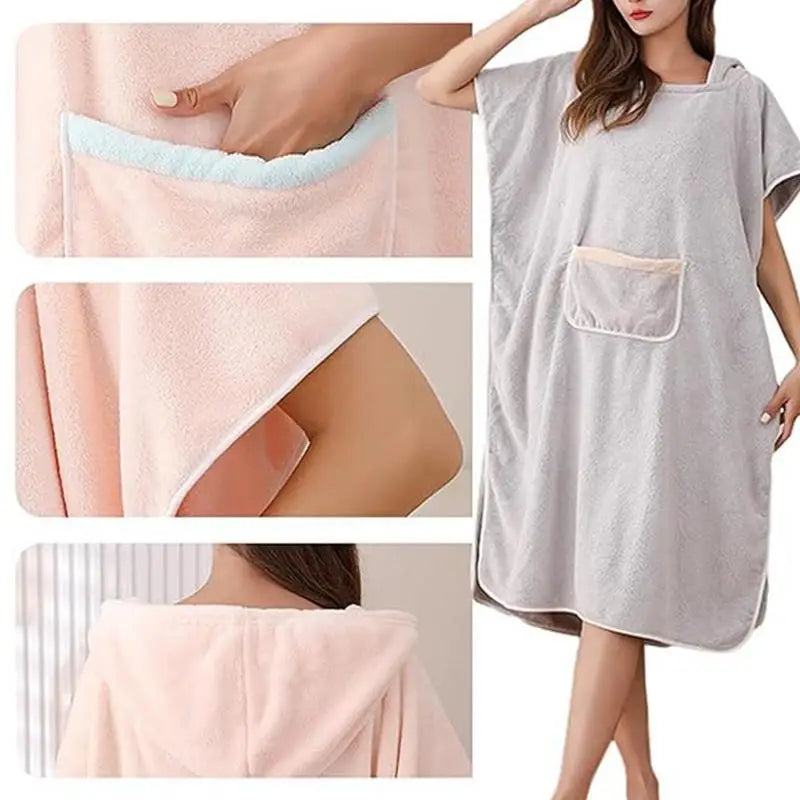 BowLift | Soft Cozy Women Hooded Robe