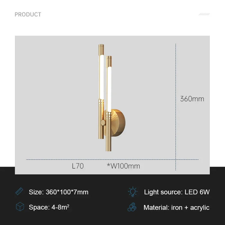 ModernLux Wall Light – Luxury LED Wall Lamp for Home Bowlift