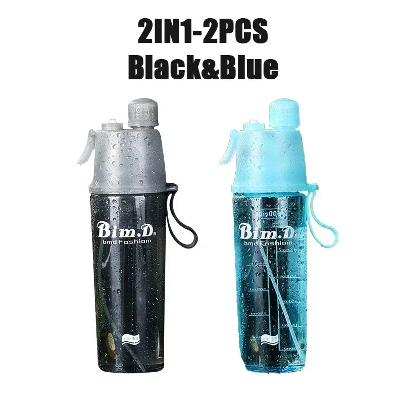 BowLift | 2 in 1 Portable Spray Water Bottle