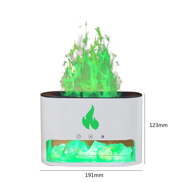 Crystal salt stone fire vaporizer
