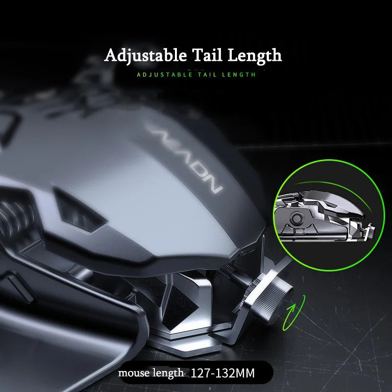 BowLift | Ergonomic RGB Mechanical Metal Wired Gaming Mouse