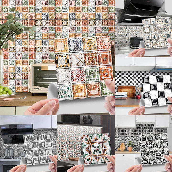 DecoMosaic 3D Mosaic Wall Tile Stickers Bowlift