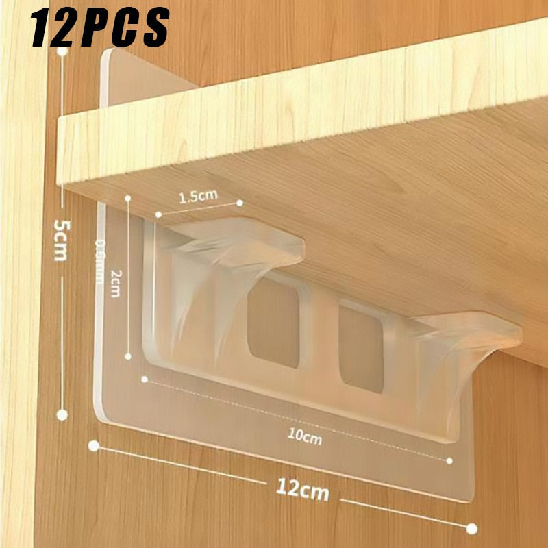 BowLift | Self-Adhesive Closet Wizard Shelf Support Bracket