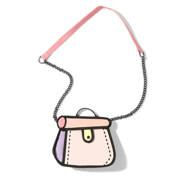 BowLift | 2D Canvas Texture Crossbody Bag