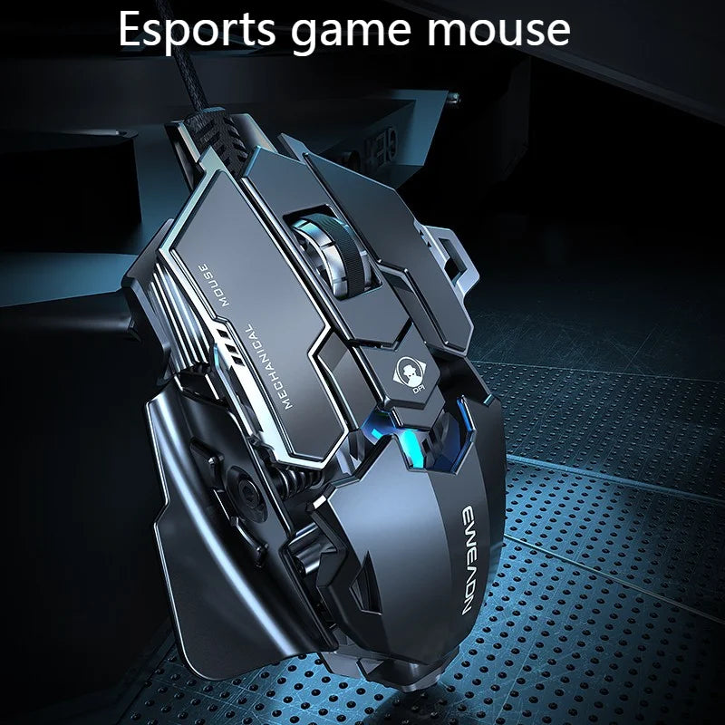 BowLift | Ergonomic RGB Mechanical Metal Wired Gaming Mouse