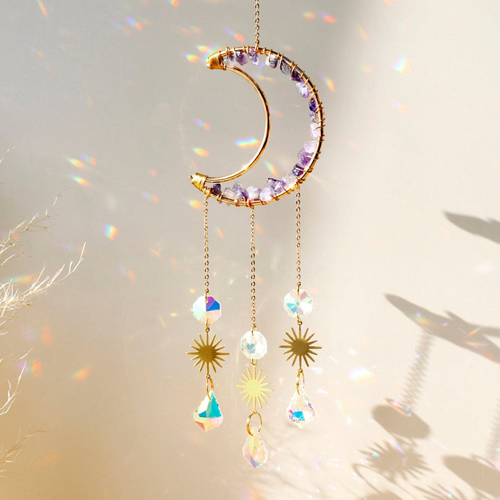 BowLift | Crystal Sun Catcher Moon Decor