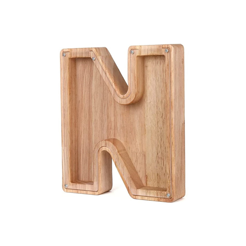 BowLift | Wooden Alphabet Piggy Bank - LetterSaver